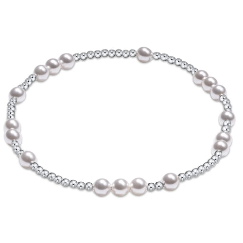 enewton Hope Unwritten Sterling 5mm bead bracelet-Pearl