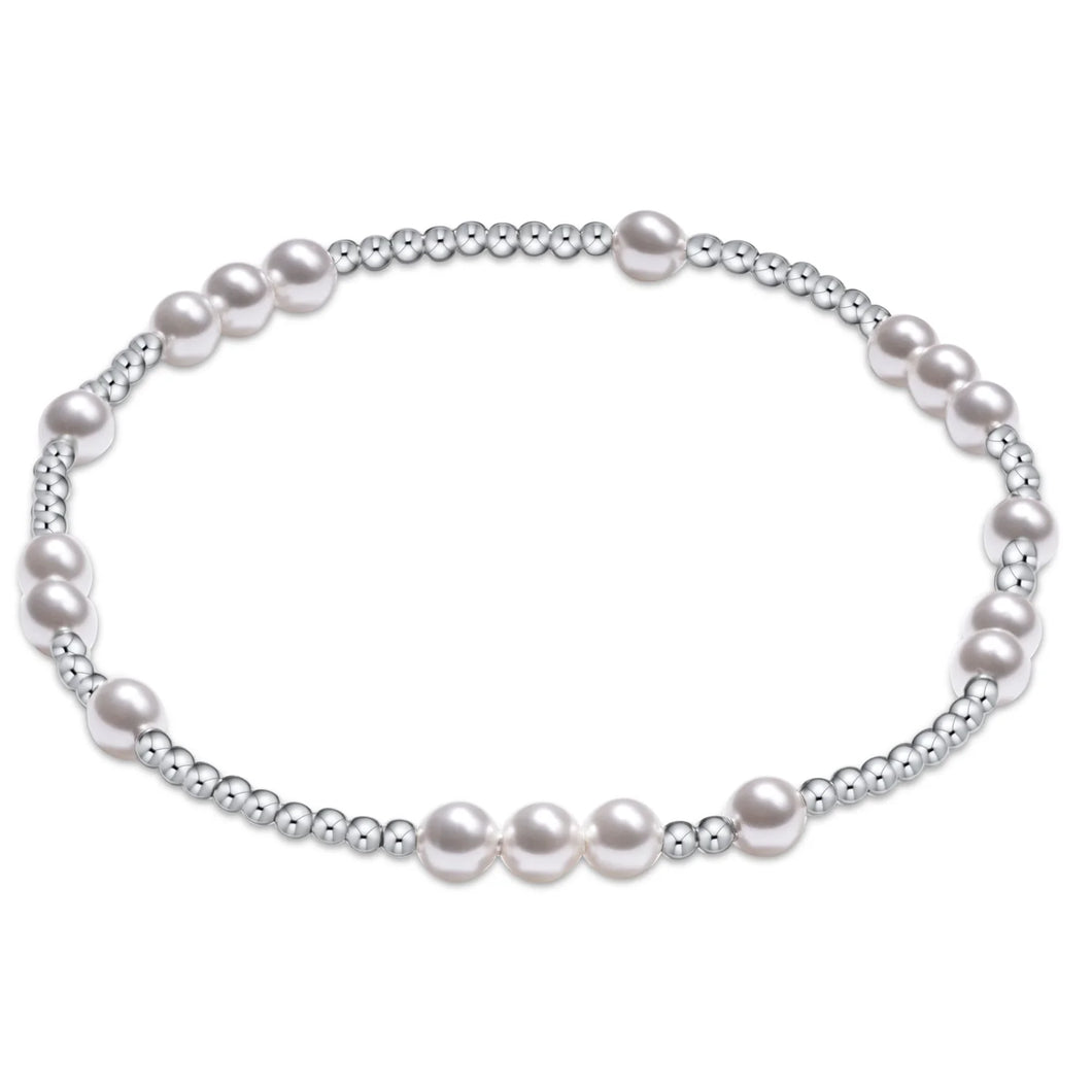 enewton Hope Unwritten Sterling 5mm bead bracelet-Pearl