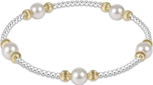 enewton Purpose Dignity Pearl 6mm Bead Bracelet-Mixed Metal