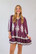 The Liza Dress in Plum