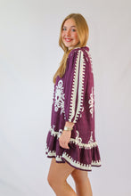 The Liza Dress in Plum