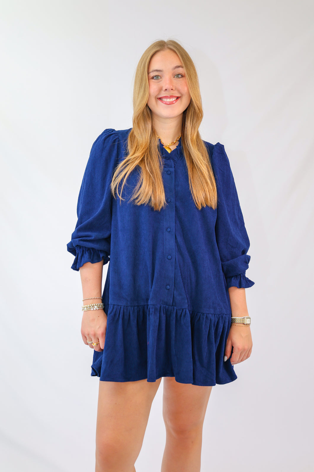 The Courtney Dress in Navy