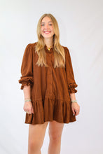 The Courtney Dress in Brown