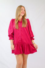 The Courtney Dress in Rasberry