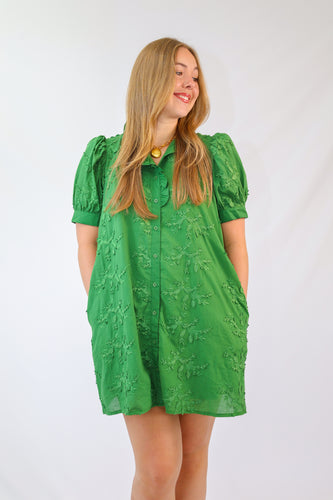 The Madelyn Dress in Forest