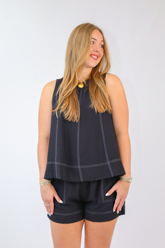 The Emily Top in Black