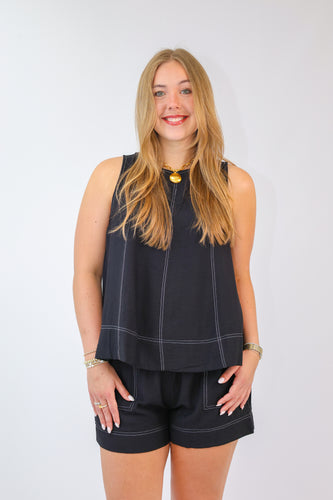 The Emily Top in Black
