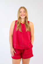 The Emily Shorts in Crimson