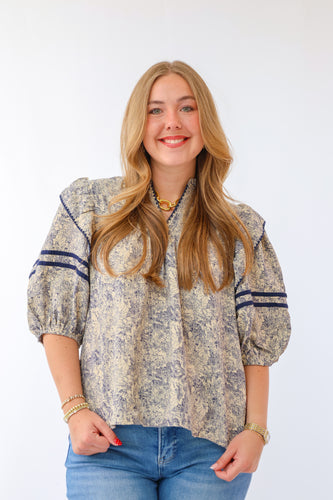 The Dana Top in Navy