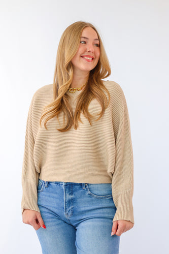 The Chasity Cropped Sweater Top