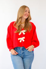 The Gabby Sweater in Red