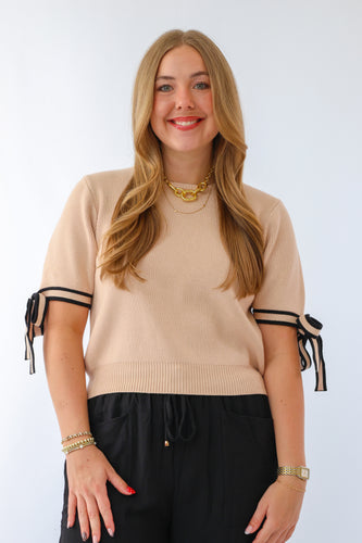 The Tina Sweater in Taupe