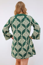 Umgee  Abstract Print Pullover Sweater Dress