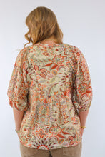 Umgee Floral Paisley Boho Top
