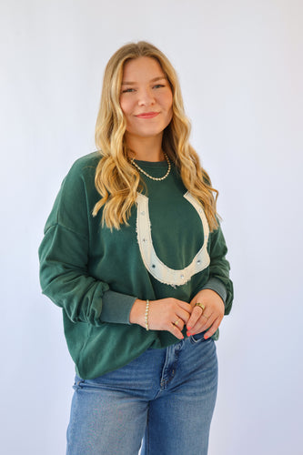 ee:some Mineral Washed Horseshoe Sweatshirt