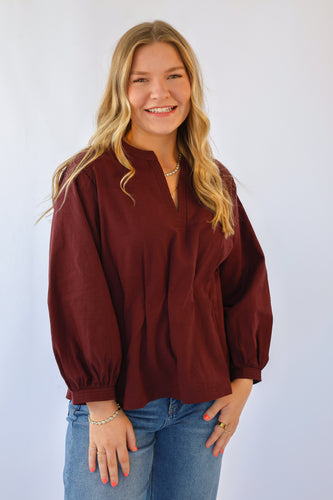 Entro Vera V-Neck Top