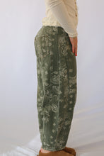 ee:some Mineral Washed Paisley Printed Barrel Jeans