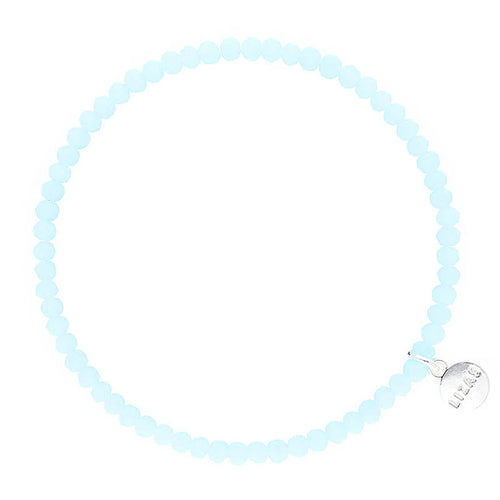 Lizas Fineville 3mm Crystal Bracelet- Soft Blue