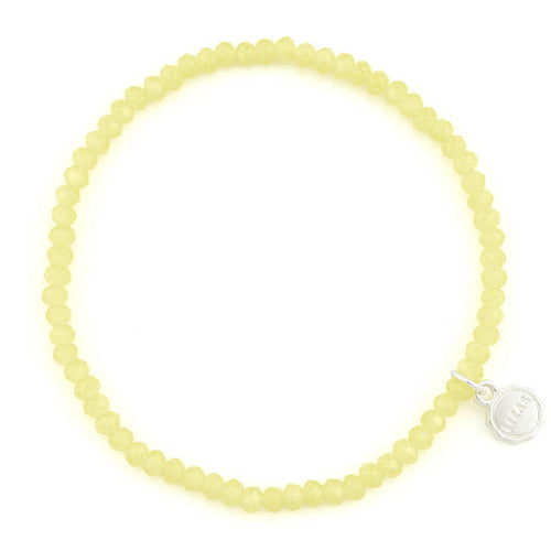 Lizas Fineville 3mm Crystal Bracelet- Citrine