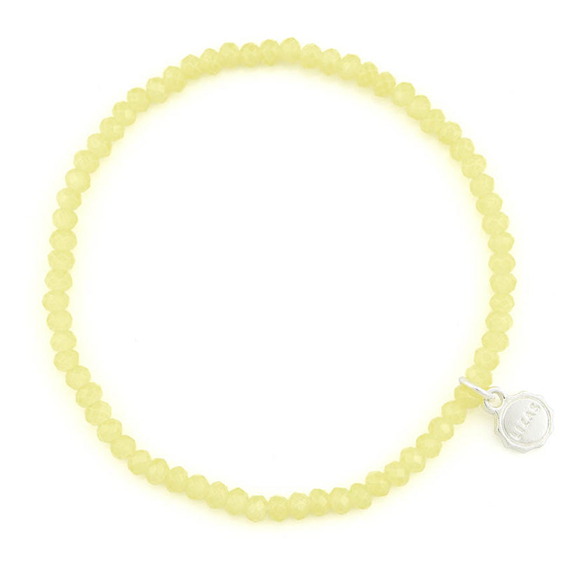 Lizas Fineville 3mm Crystal Bracelet- Citrine