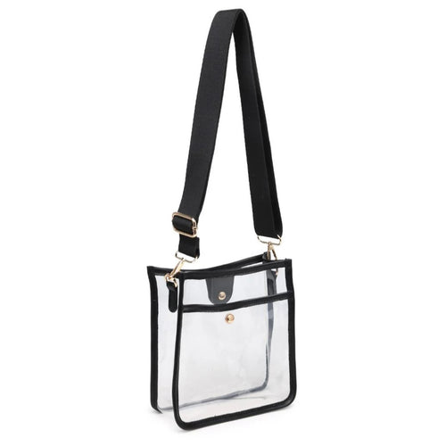 Beckham Clear Crossbody Black