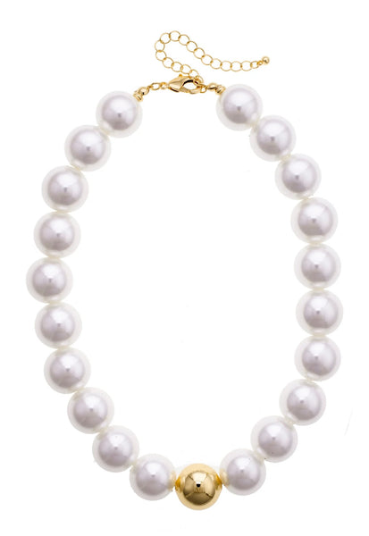 Pearl Gum Ball Necklace