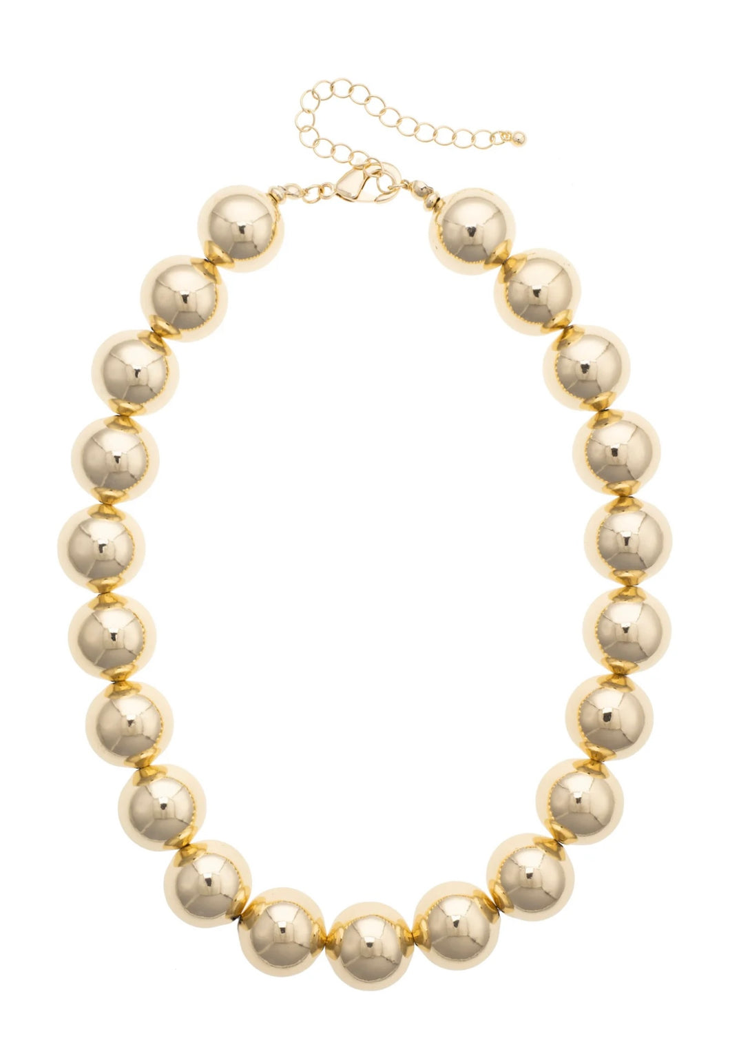 Gold Game Day Gum Ball Necklace