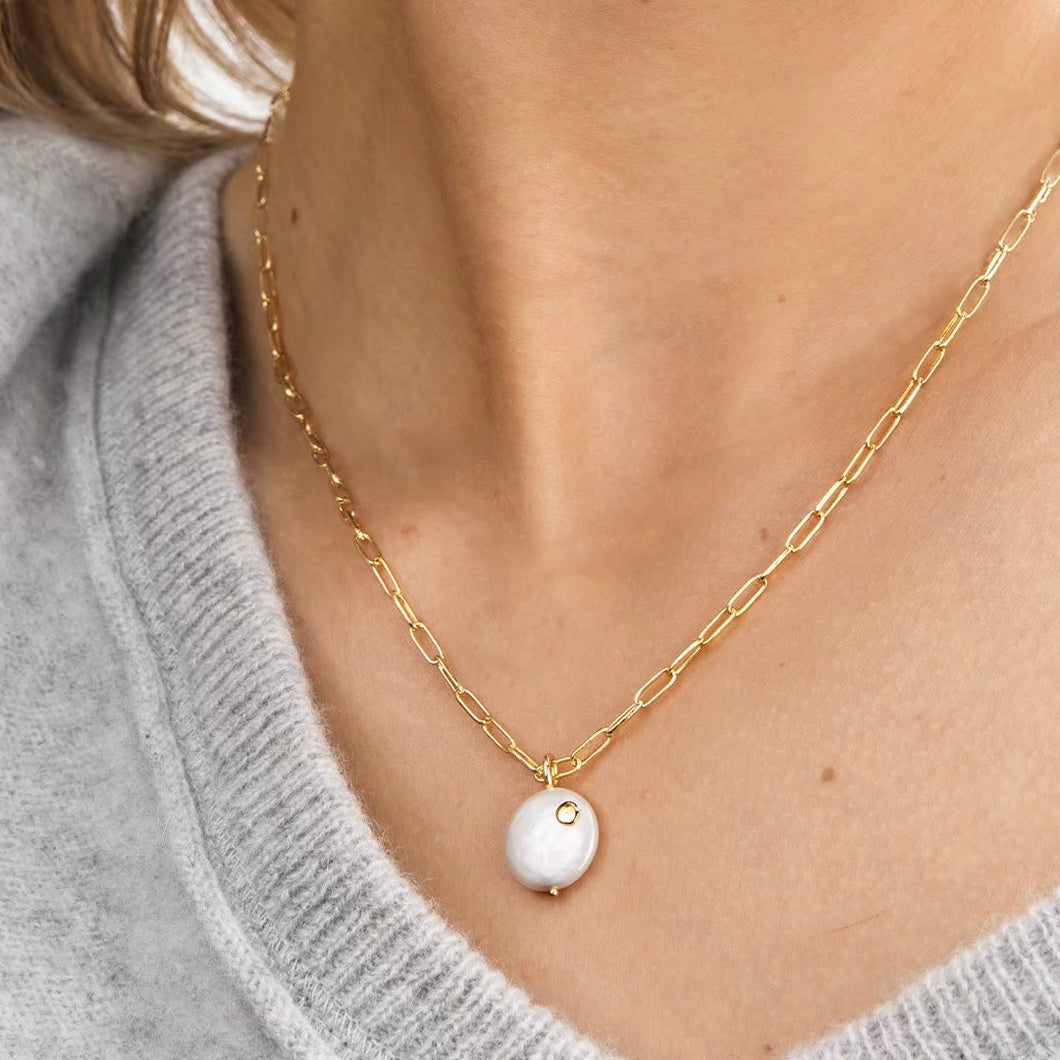 Gorjana Reese Pearl Necklace J. Spencer