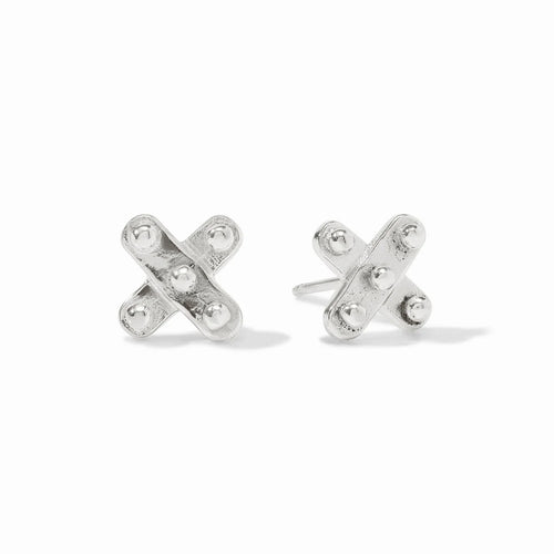 Julie Vos Soho Demi Stud Earring Silver