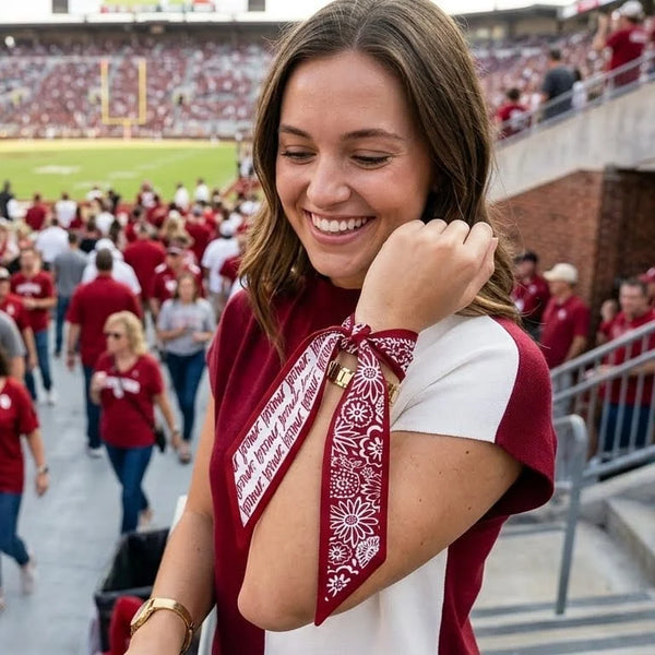 OU Game Day Skinny Scarf