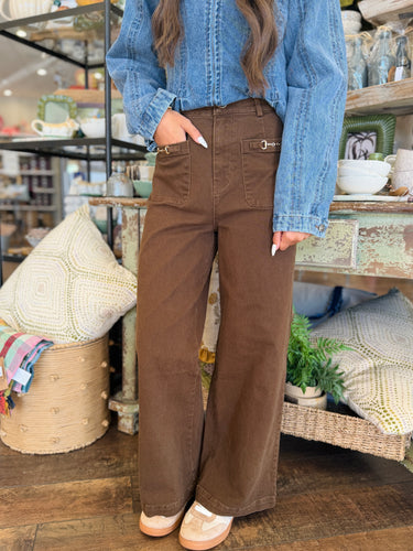 Clara Chocolate Denim
