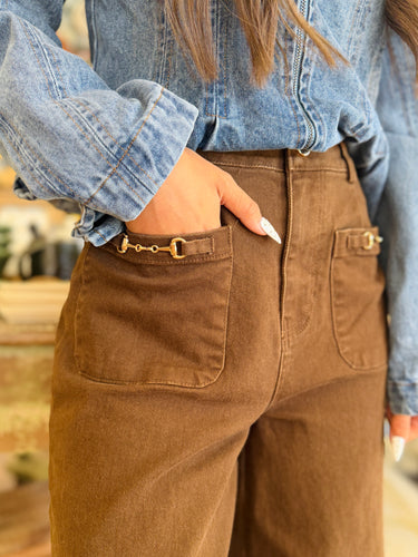 Clara Chocolate Denim