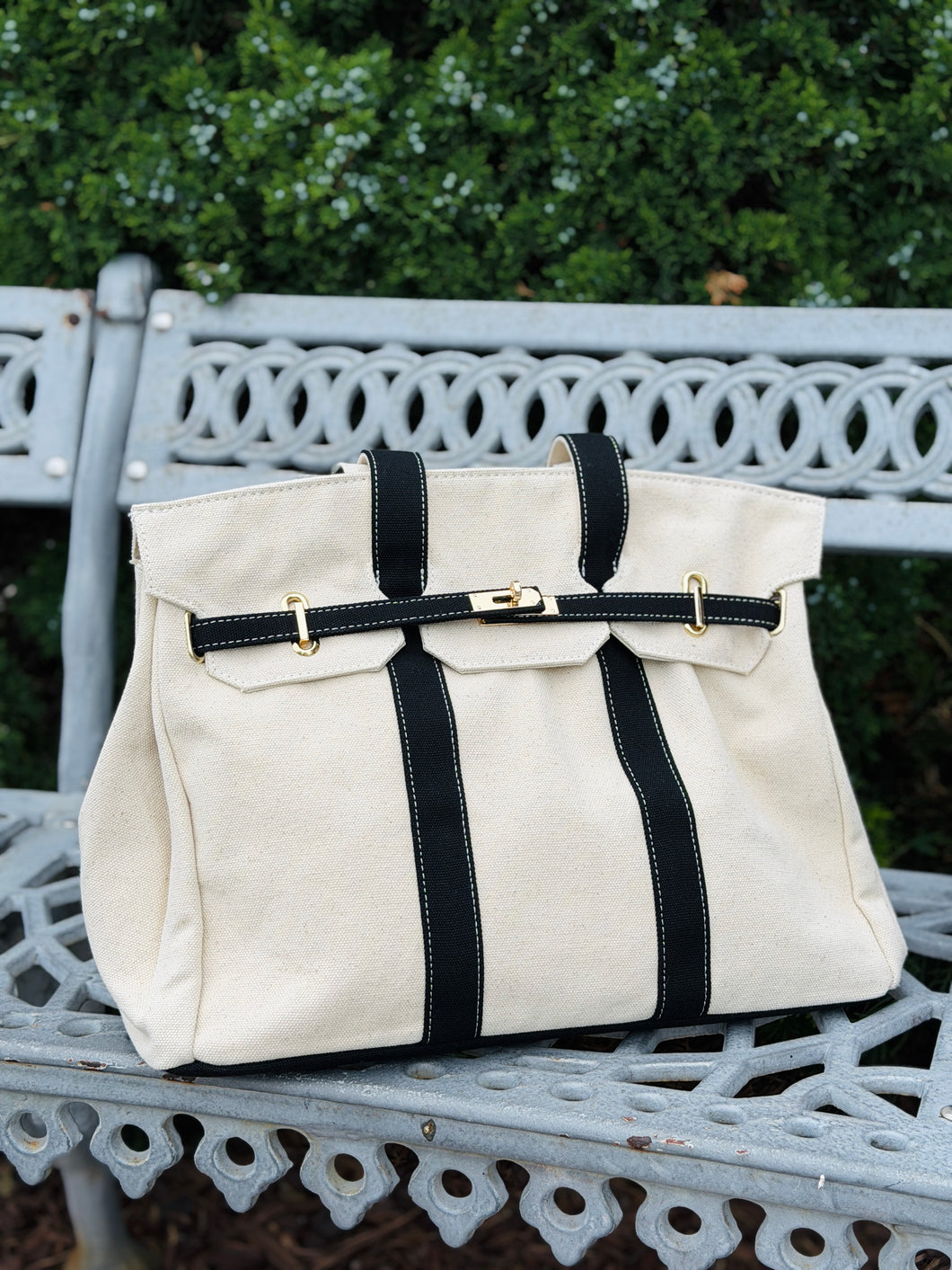 Gameday Luxe Signature Canvas Tote