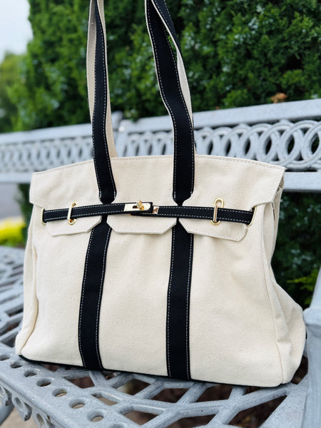 Gameday Luxe Signature Canvas Tote