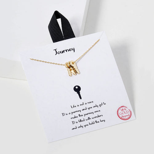 Journey Necklace Gold