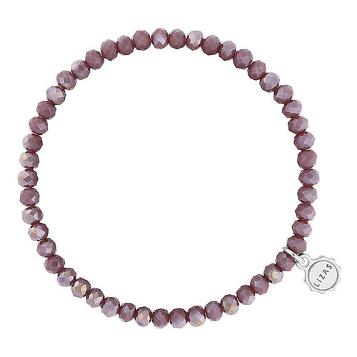 Lizas Knoxville 4mm Crystal Bracelet- Blackberry