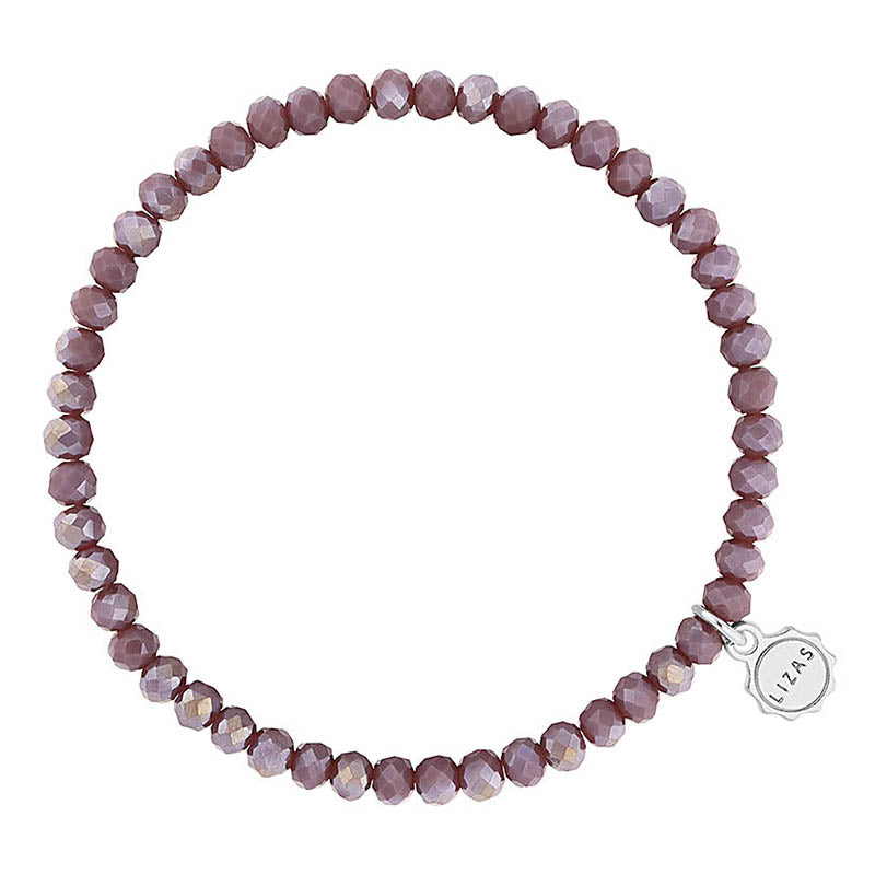 Lizas Knoxville 4mm Crystal Bracelet- Blackberry