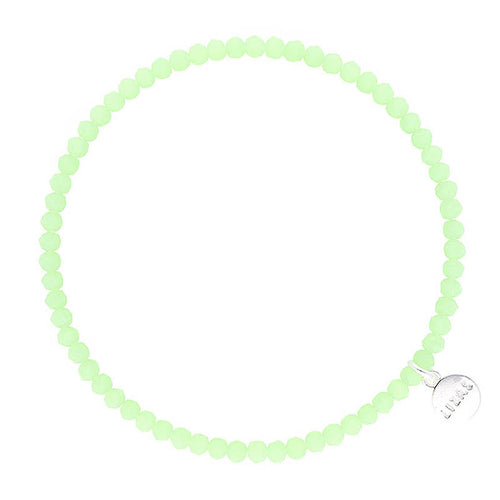Lizas Knoxville 4mm Crystal Bracelet- Pastel Green