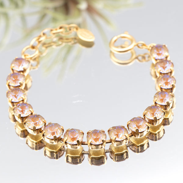 La Vie Parisienne Light Cappucino AB Corona Bracelet in Gold