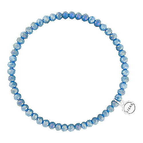 Lizas Knoxville 4mm Crystal Bracelet Coastal Blue