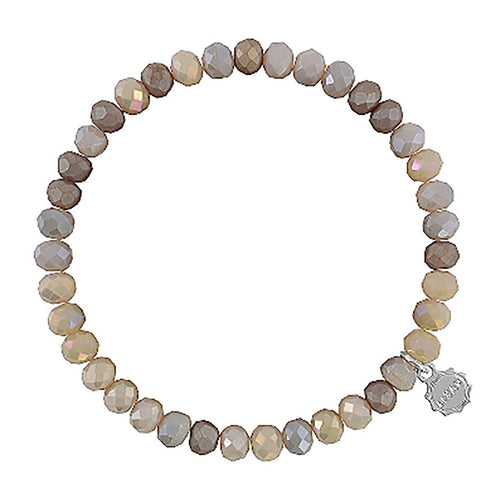 Lizas Nashville 6mm Crystal Bracelet- City Nude