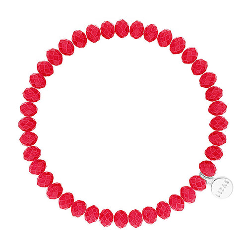 Lizas Nashville 6mm Crystal Bracelet- Ruby