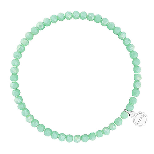Lizas Knoxville 4mm Crystal Bracelet- Pastel Green
