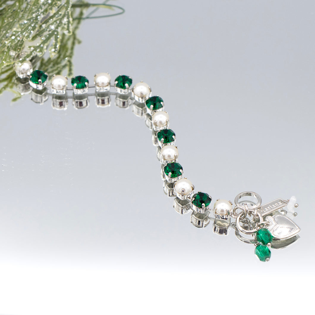 Mariana Emerald Pearl Bracelet B4252