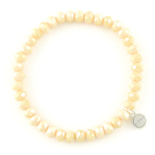 Lizas Nashville 6mm Crystal Bracelet- Champagner