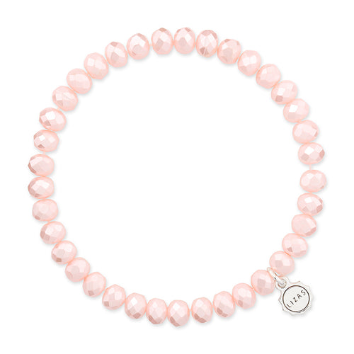 Lizas Nashville 6mm Crystal Bracelet- Silk