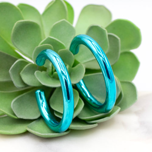 Shelley Metallic Hoops