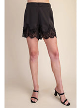 Eloise Lace Shorts in Black