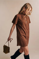 Daphne Dress in Brown