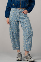 Urban Daizy Floral Print Relaxed Fit Denim Pants